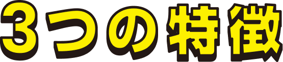 三つの特徴