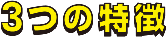 三つの特徴